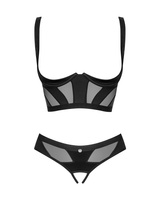 Soutien-gorge et culotte ouverts