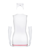 Costume 4 piĂ¨ces d'infirmiere et stethoscope