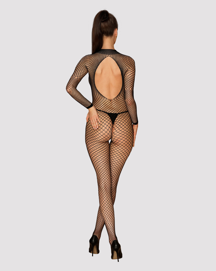 Bodystocking noir audacieux