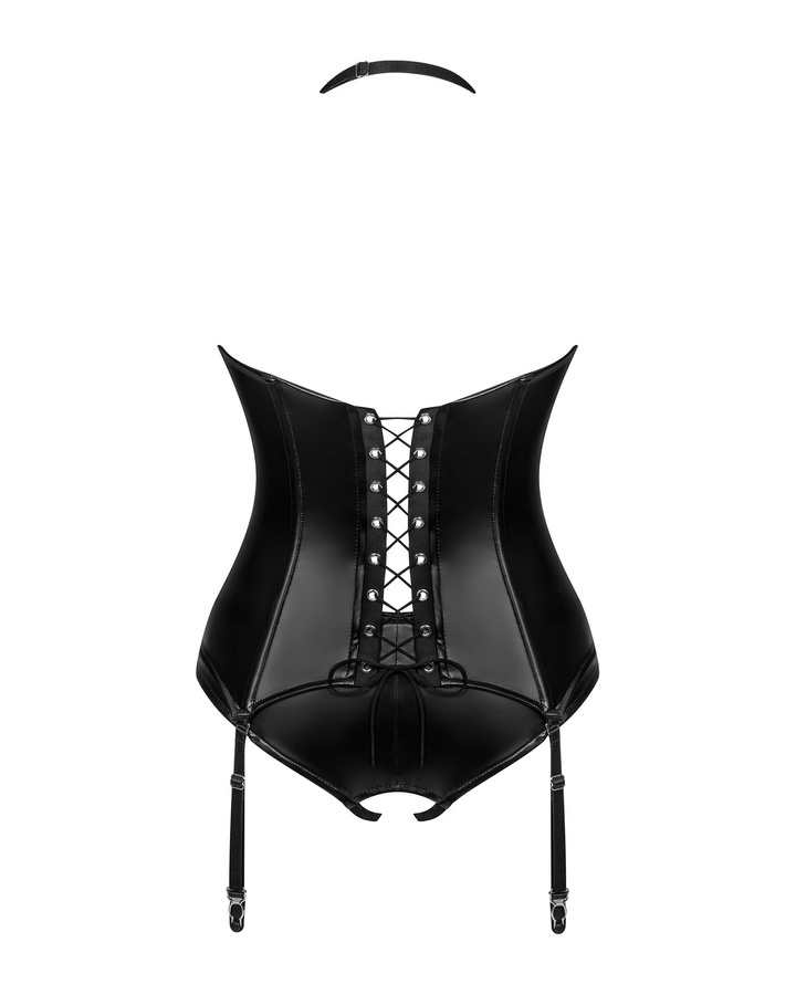 Corset et culotte ouverte