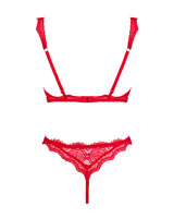 Ensemble rouge audacieux