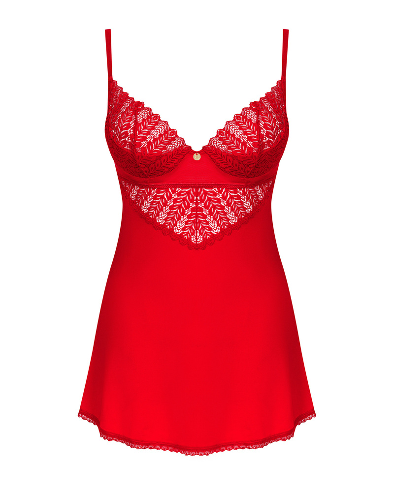 Nuisette et string rouges