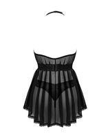 Serafia Nuisette et string - Noire