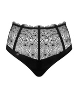 Culotte taille haute en dentelle