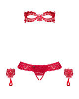 Ensemble rouge sensuel