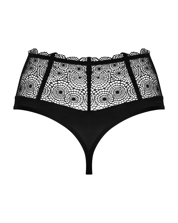 Culotte taille haute en dentelle