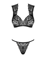 Ensemble en dentelle : soutien-gorge et culotte