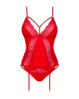 Guêpière sexy rouge