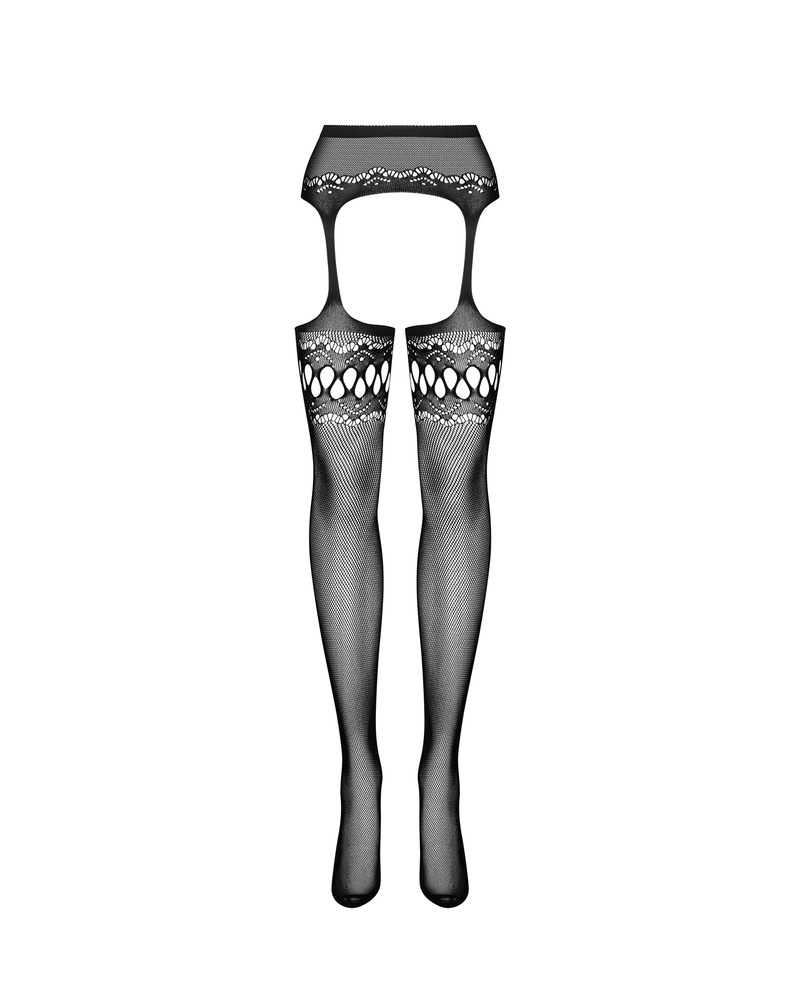 Bas effet porte-jarretelles