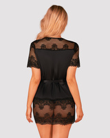 Maderris peignoir - Noir