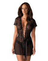 Attrayant peignoir et string