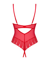 Teddy rouge sans entrejambe et sans bonnets