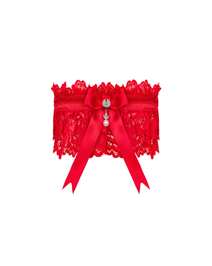 Jarretière rouge Amor Cherris