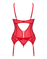 Corset rouge et son string