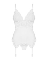 Guêpière rubis & string